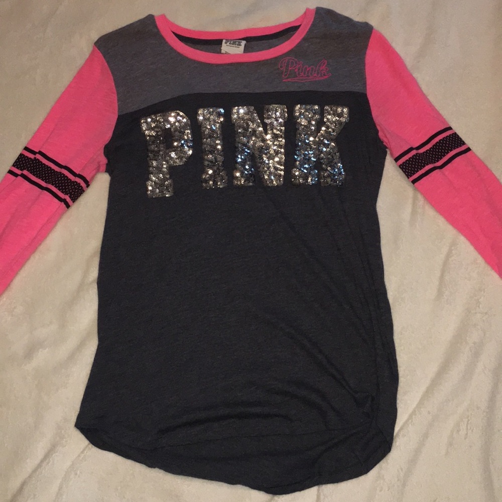 PINK 3/4 SLEEVE TOP